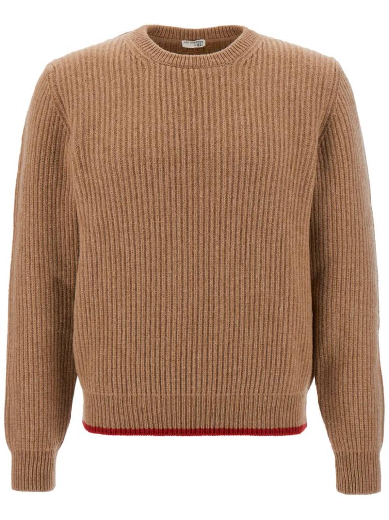 Fay knitted jumper - Brown von Fay