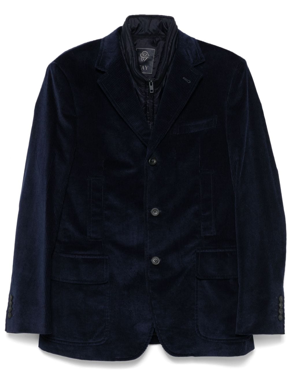 Fay layered blazer - Blue von Fay