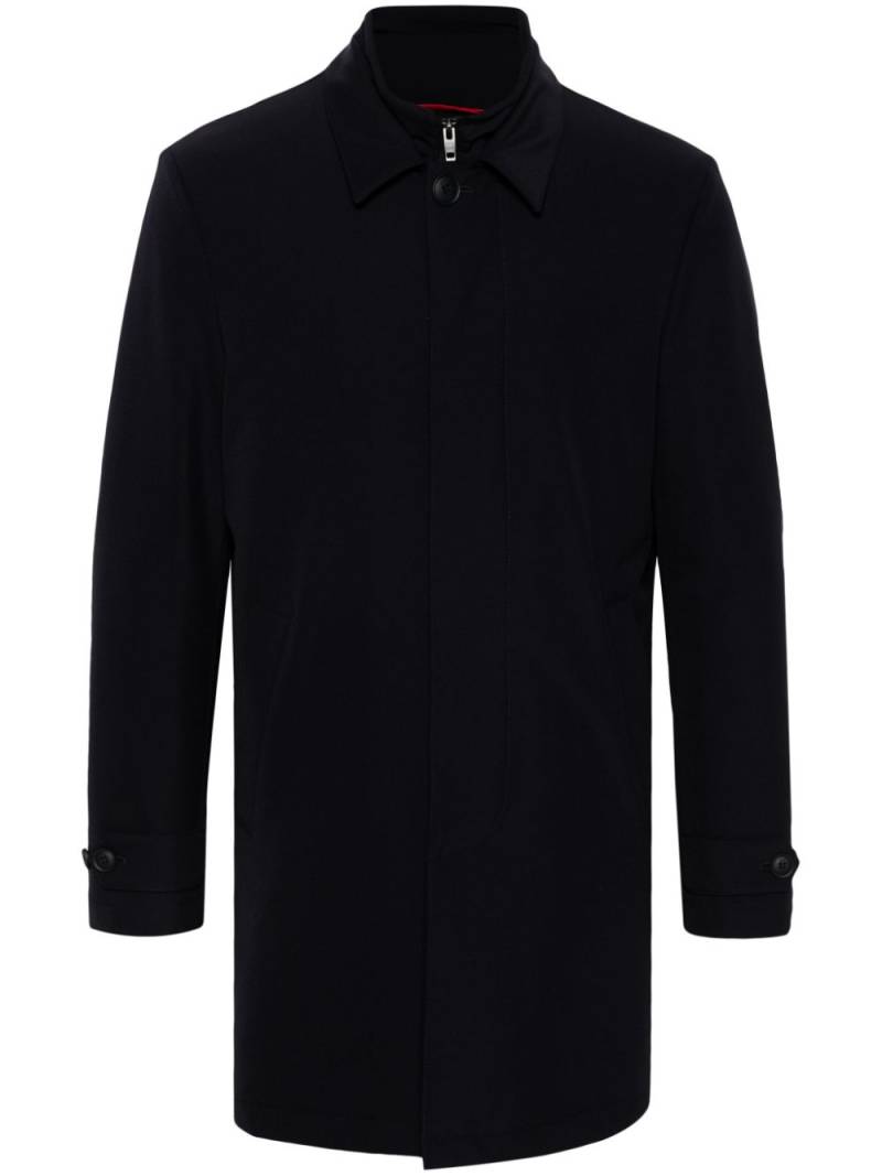 Fay layered-effect coat - Blue von Fay