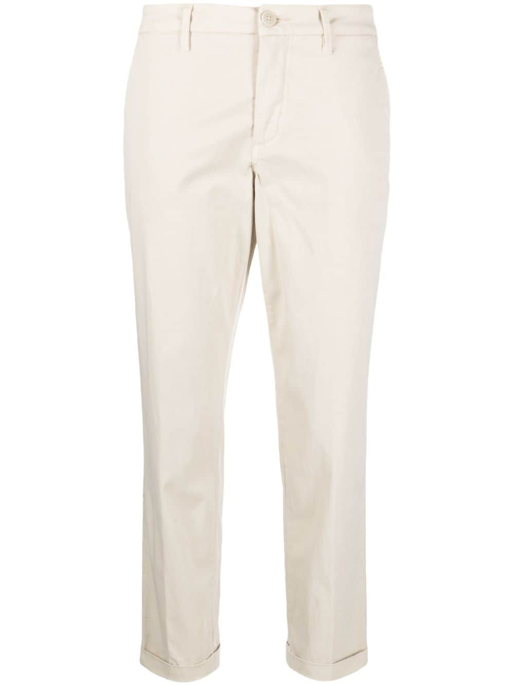 Fay low-rise straight-leg chinos - Neutrals von Fay