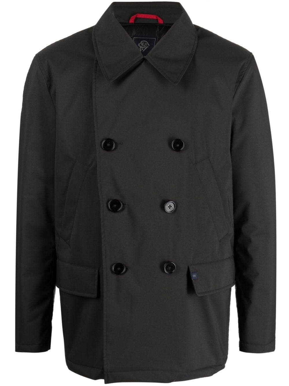 Fay peak-lapel double-breasted jacket - Black von Fay