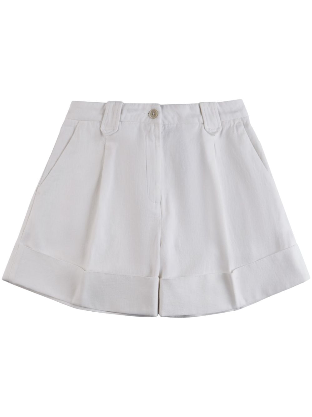 Fay pressed-crease mini shorts - White von Fay