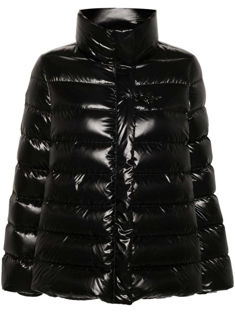 Fay quilted puffer jacket - Black von Fay