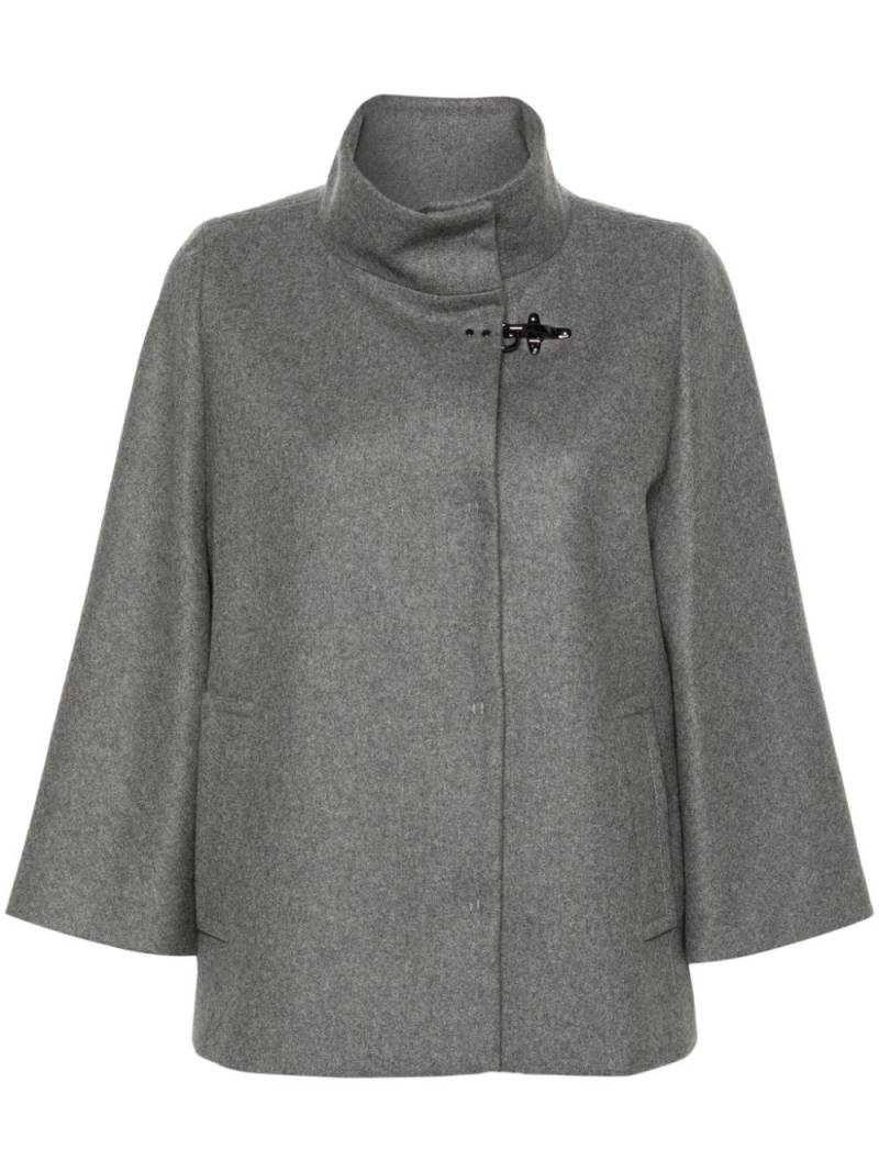 Fay short coat - Grey von Fay