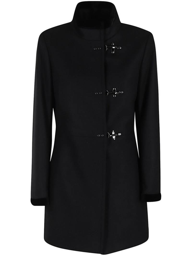 Fay toggle-fastening jacket - Black von Fay