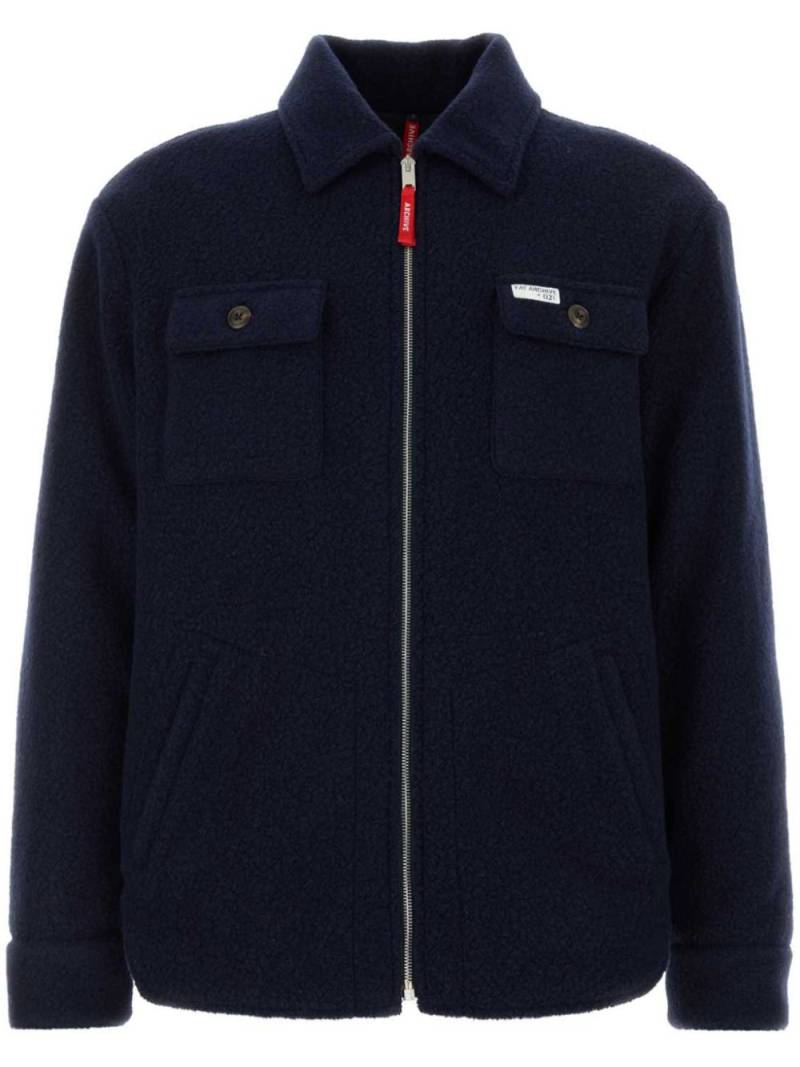 Fay zipped jacket - Blue von Fay