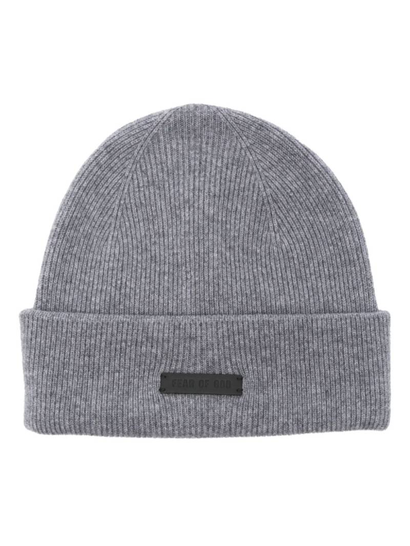 Fear Of God cashmere beanie hat - Grey von Fear Of God