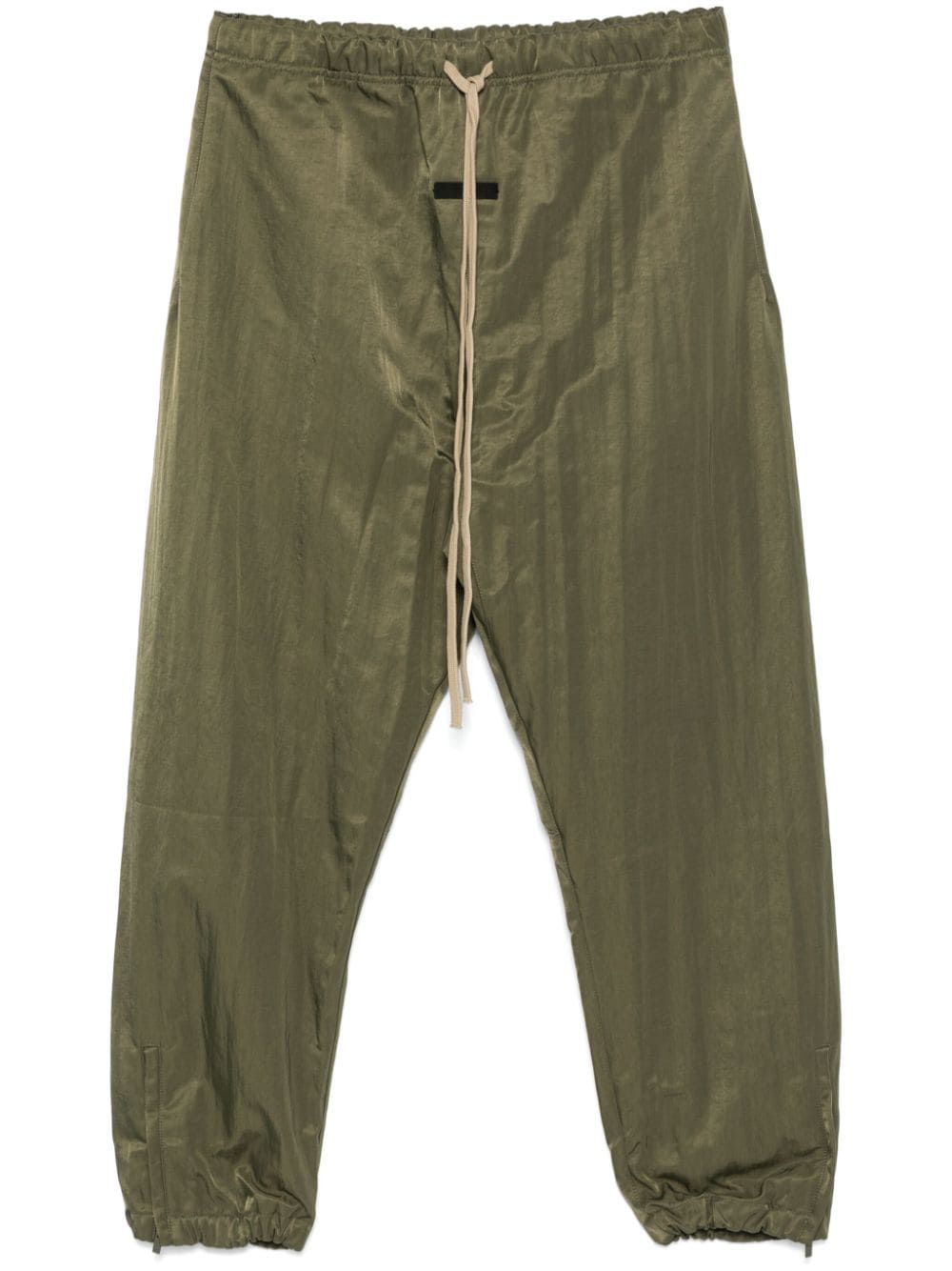 Fear Of God crinkled-finish track pants - Green von Fear Of God