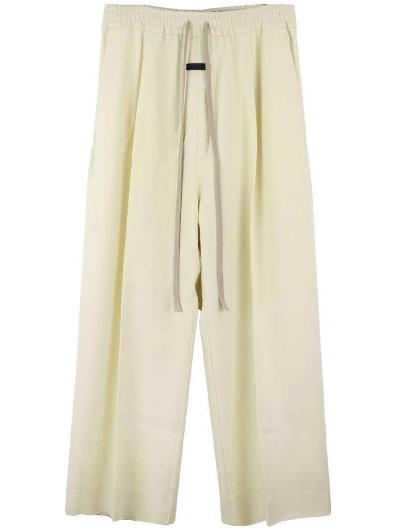 Fear Of God drawstring-waistband wool wide-leg trousers - Yellow von Fear Of God