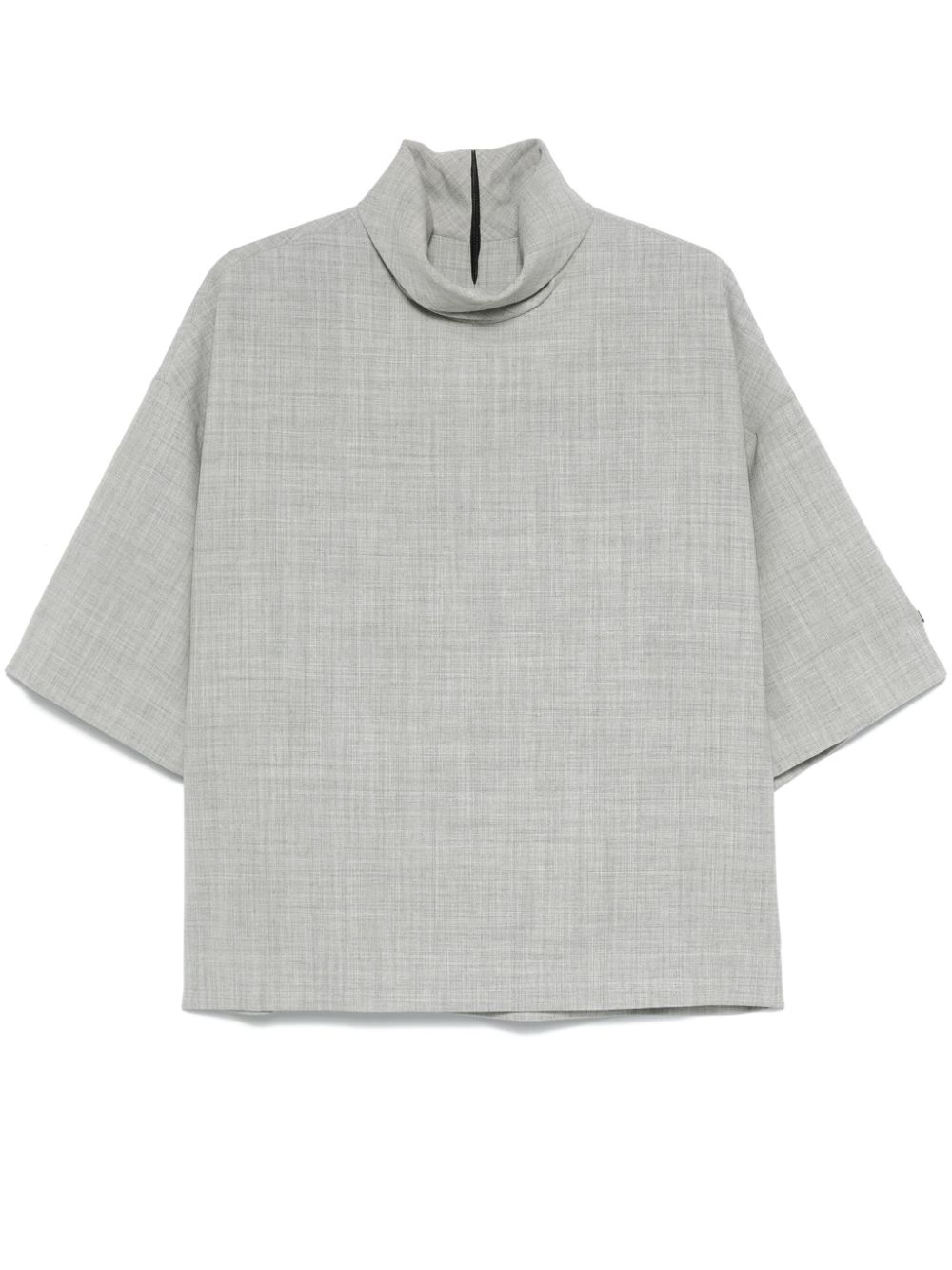 Fear Of God high-neck shortsleeved shirt - Grey von Fear Of God