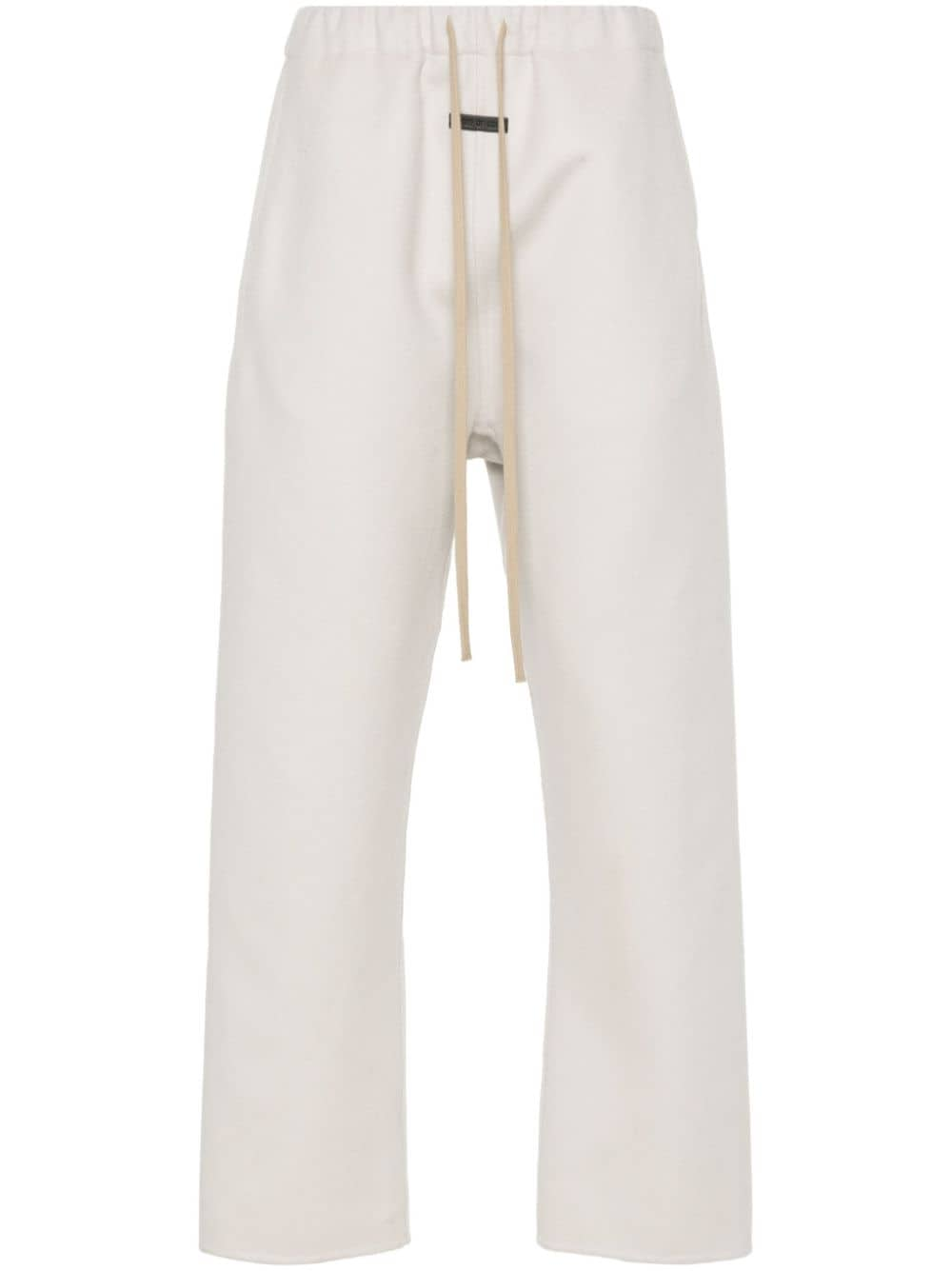 Fear Of God logo-appliqué straight leg pants - Neutrals von Fear Of God