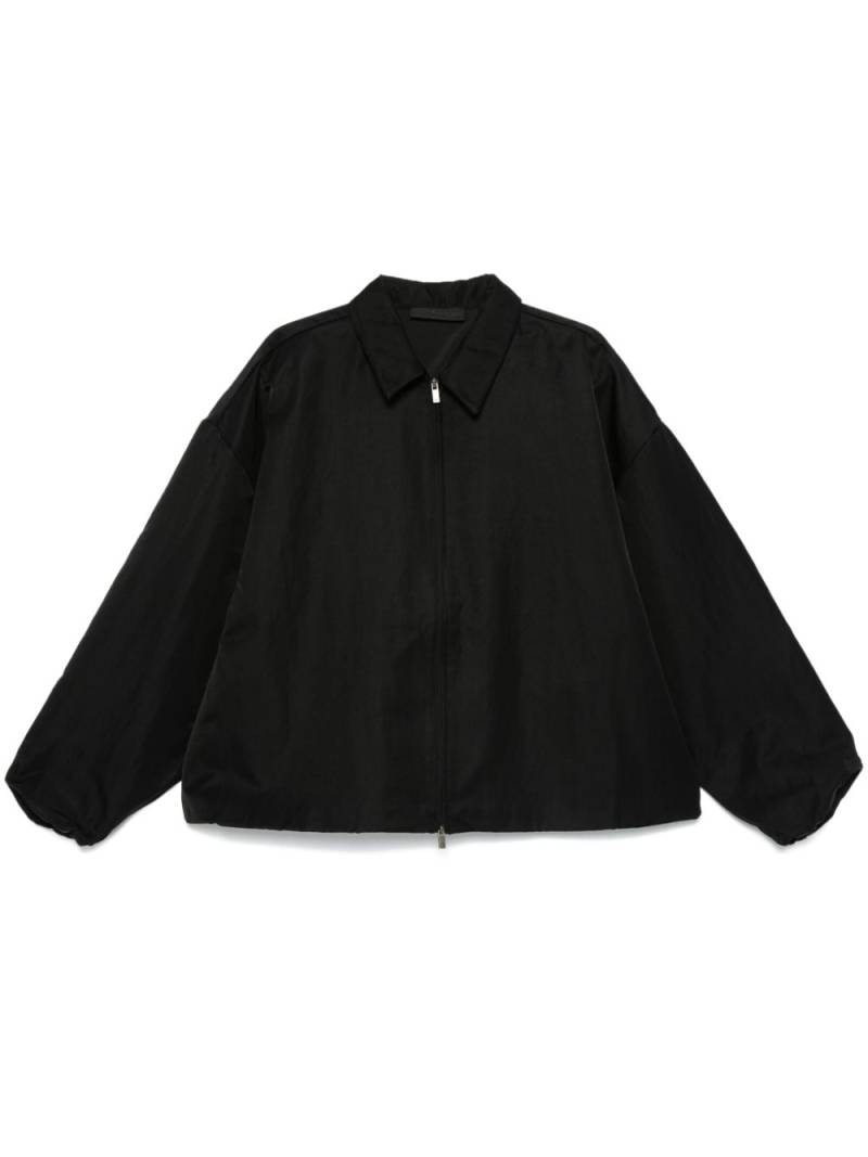 FEAR OF GOD ESSENTIALS logo-lettering jacket - Black von FEAR OF GOD ESSENTIALS