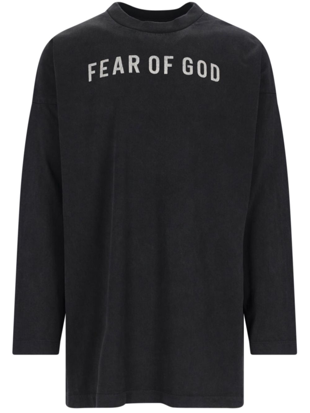 Fear Of God logo long sleeve t-shirt - Black von Fear Of God