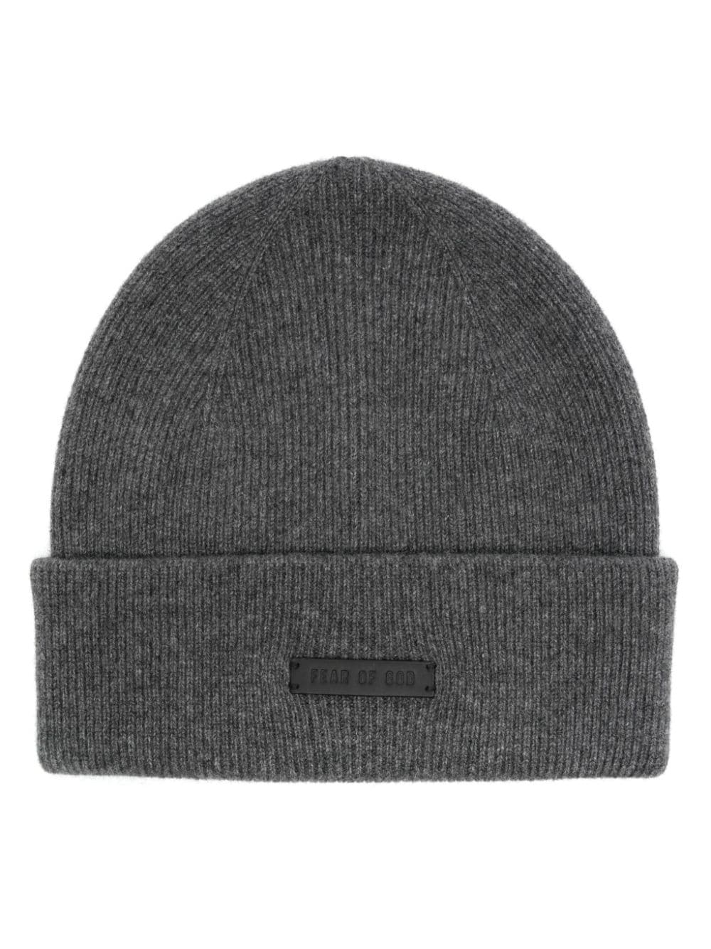 Fear Of God logo-patch beanie - Grey von Fear Of God