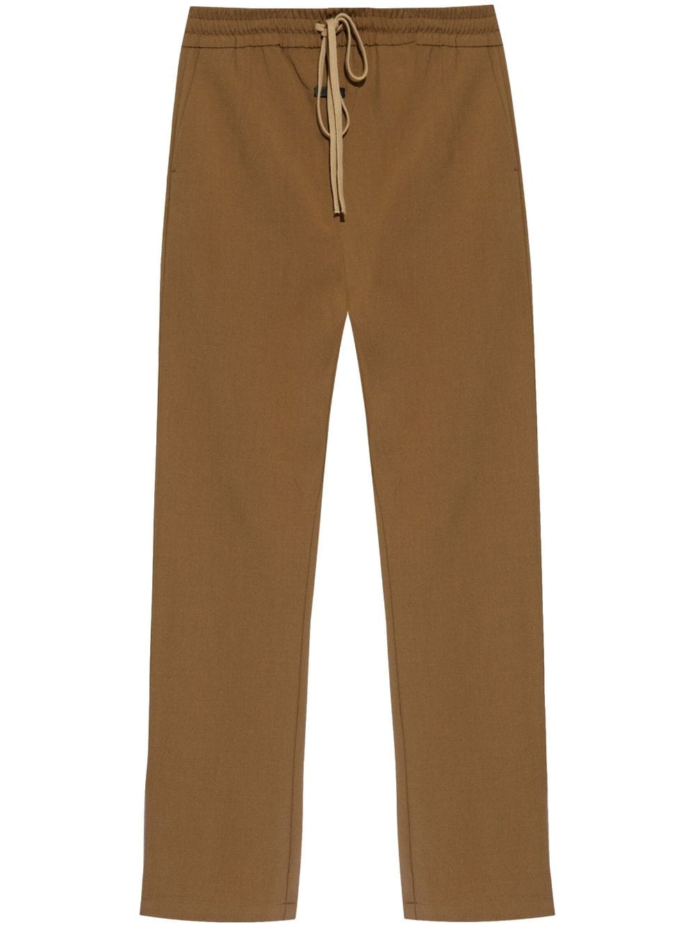 Fear Of God logo-patch wool trousers - Brown von Fear Of God