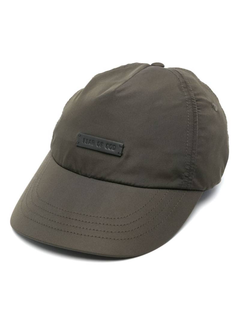 Fear Of God logo-plaque baseball cap - Green von Fear Of God