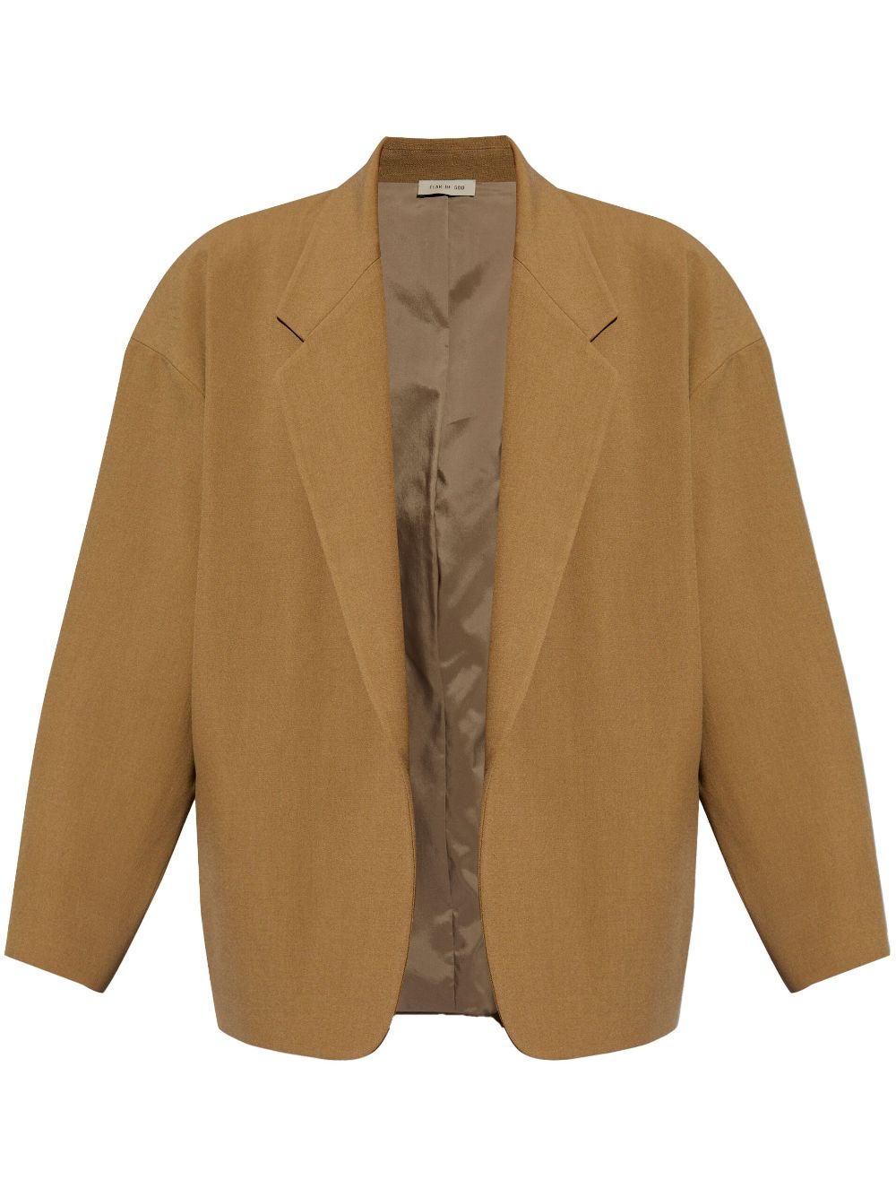 Fear Of God open-front virgin-wool blazer - Brown von Fear Of God