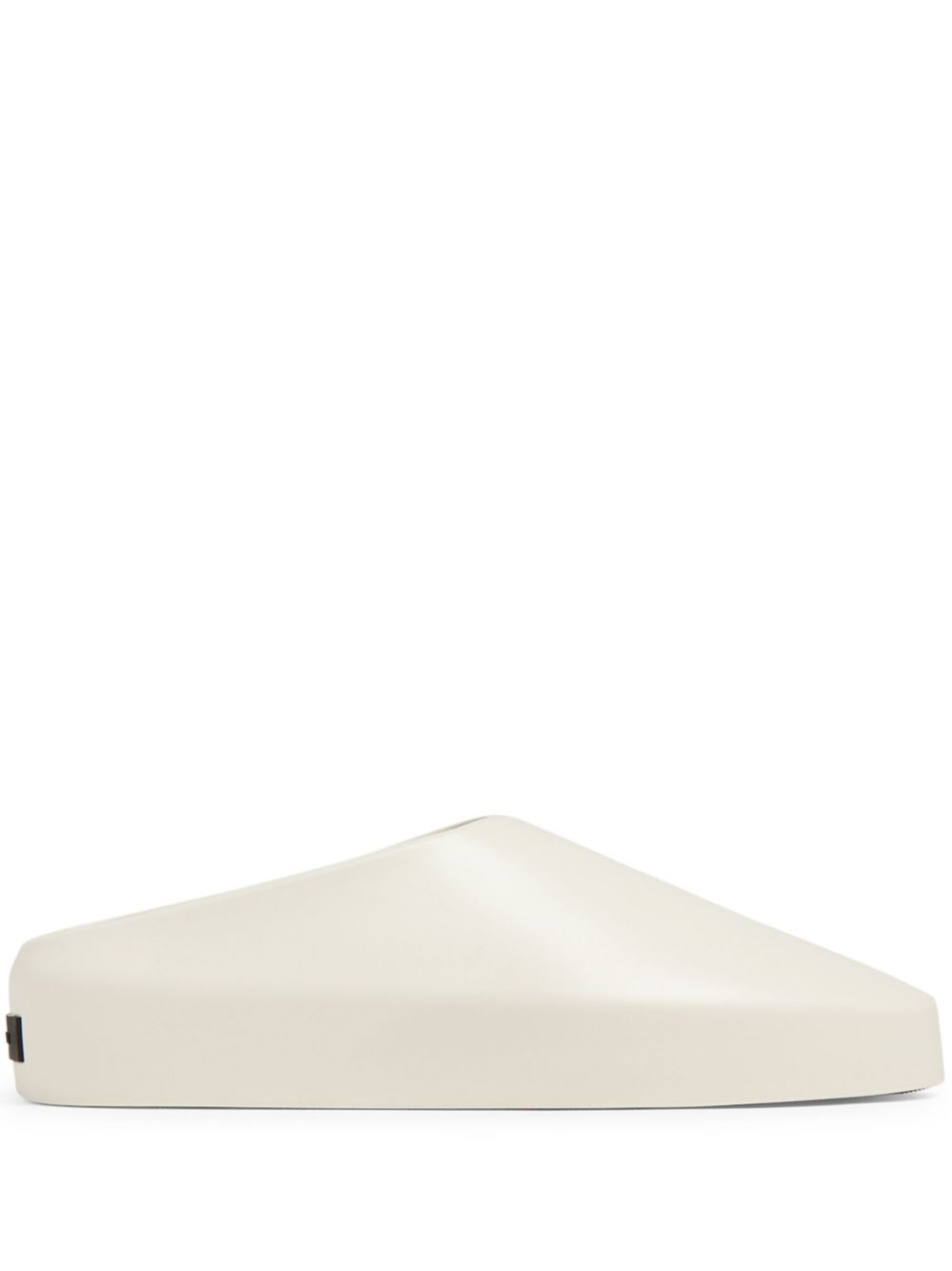 Fear Of God smooth finish flat mules - White von Fear Of God