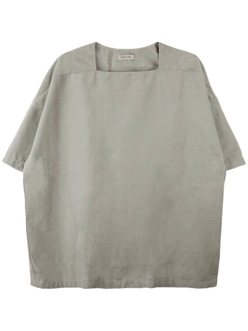 Fear Of God square neck t-shirt - Grey von Fear Of God