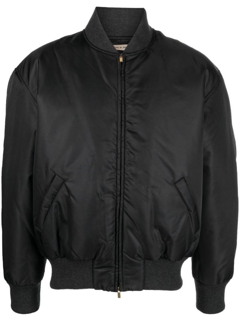 Fear Of God zip-up wool-blend bomber jacket - Black von Fear Of God