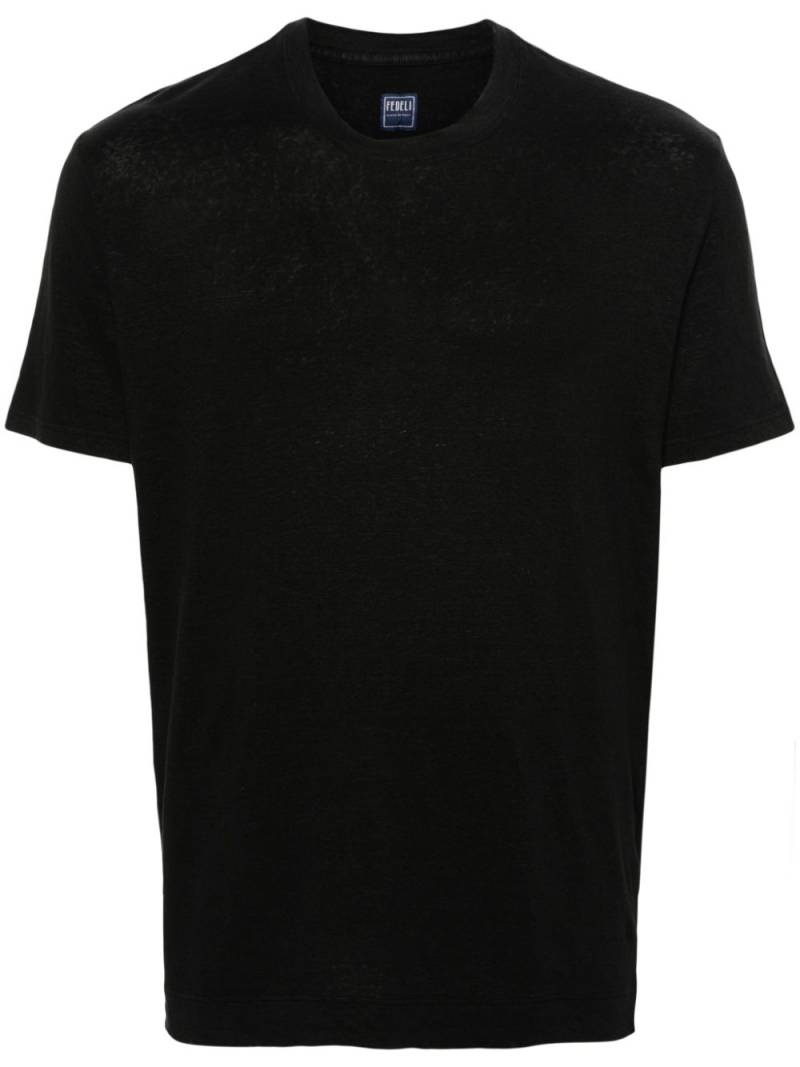 Fedeli Extreme slub T-shirt - Black von Fedeli