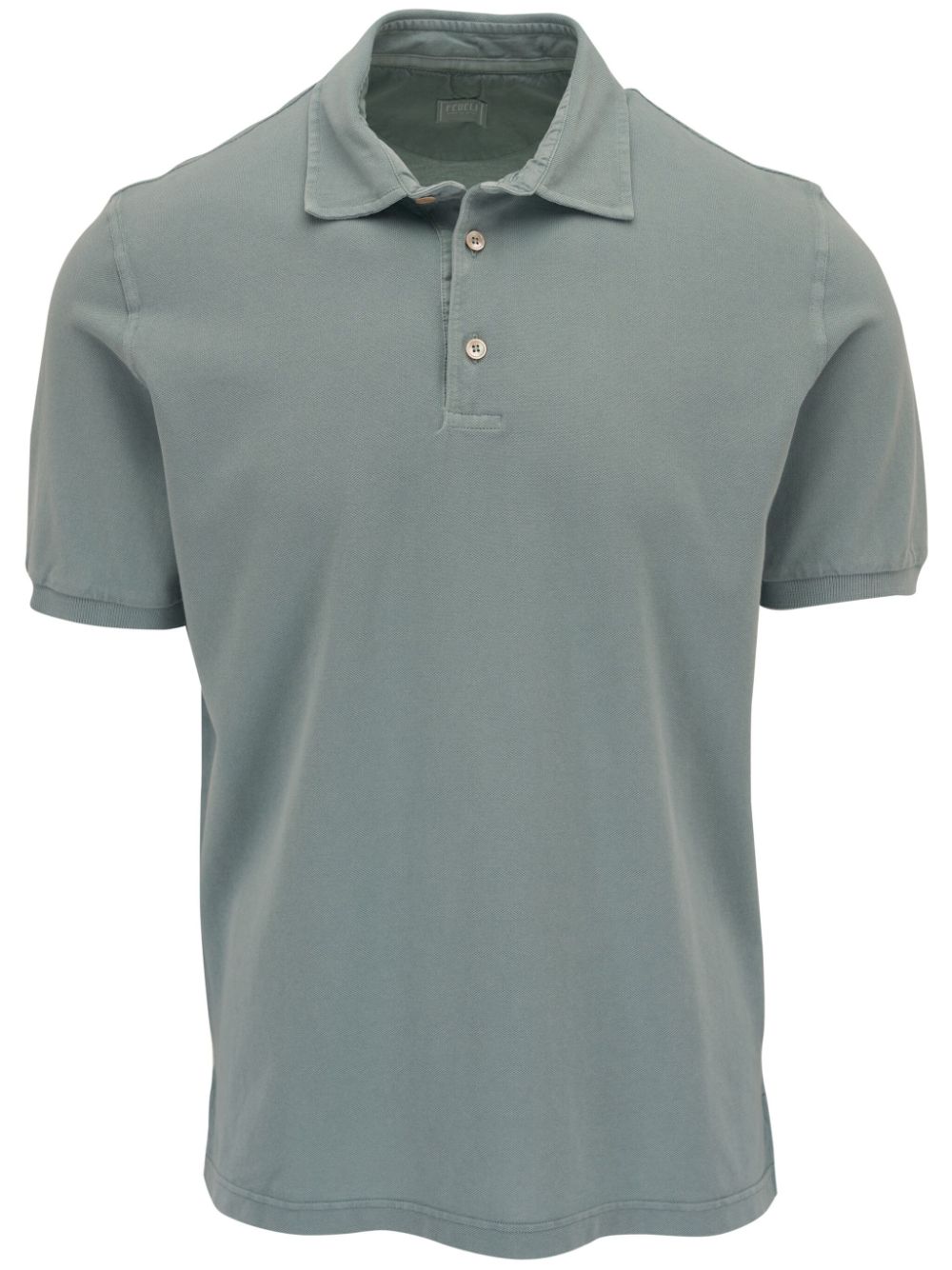 Fedeli North piqué-weave polo shirt - Grey von Fedeli