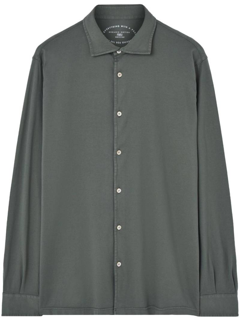 Fedeli button-down shirt - Green von Fedeli