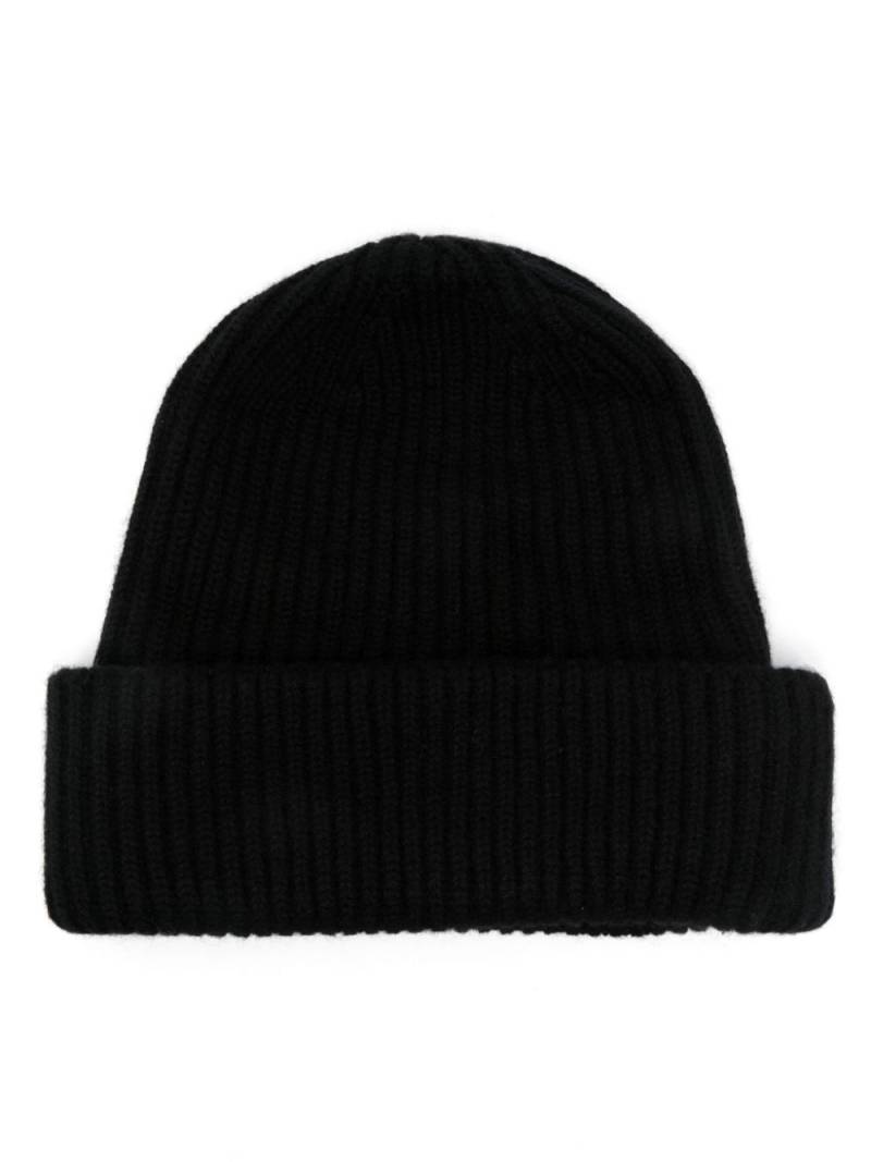 Fedeli cashmere beanie - Black von Fedeli