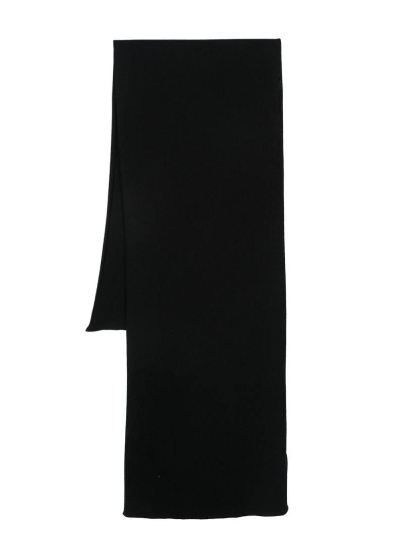 Fedeli cashmere scarf - Black von Fedeli