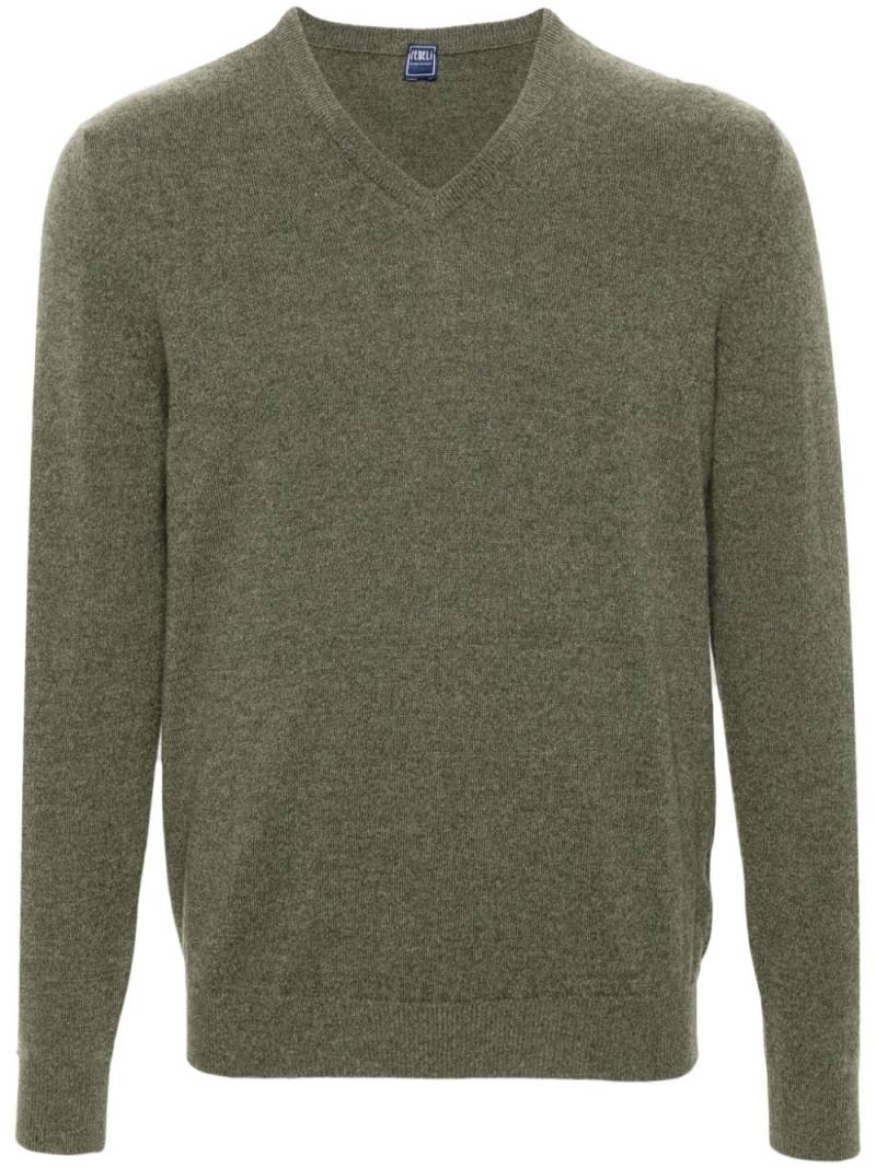 Fedeli cashmere sweater - Green von Fedeli