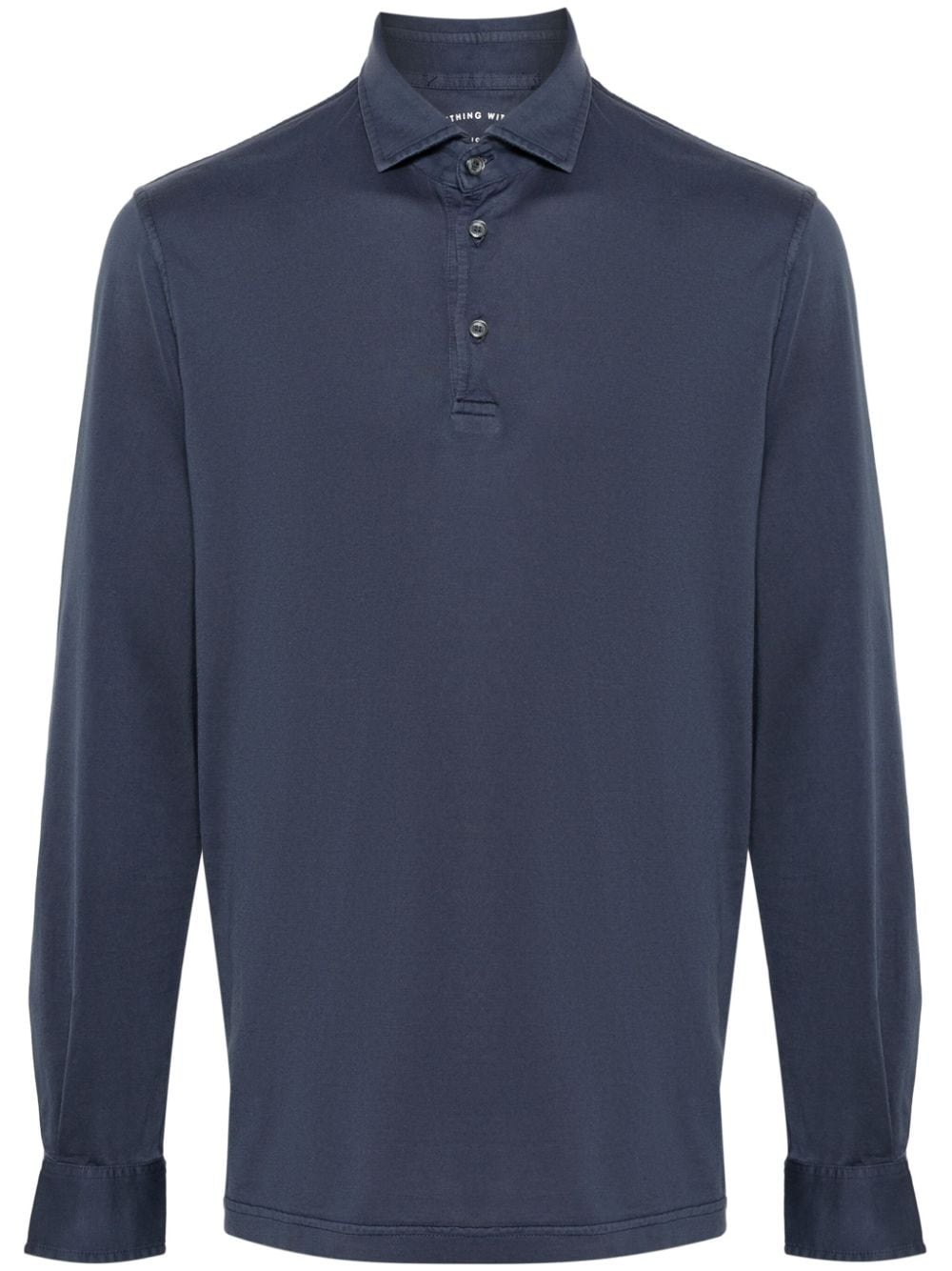 Fedeli cotton polo shirt - Blue von Fedeli