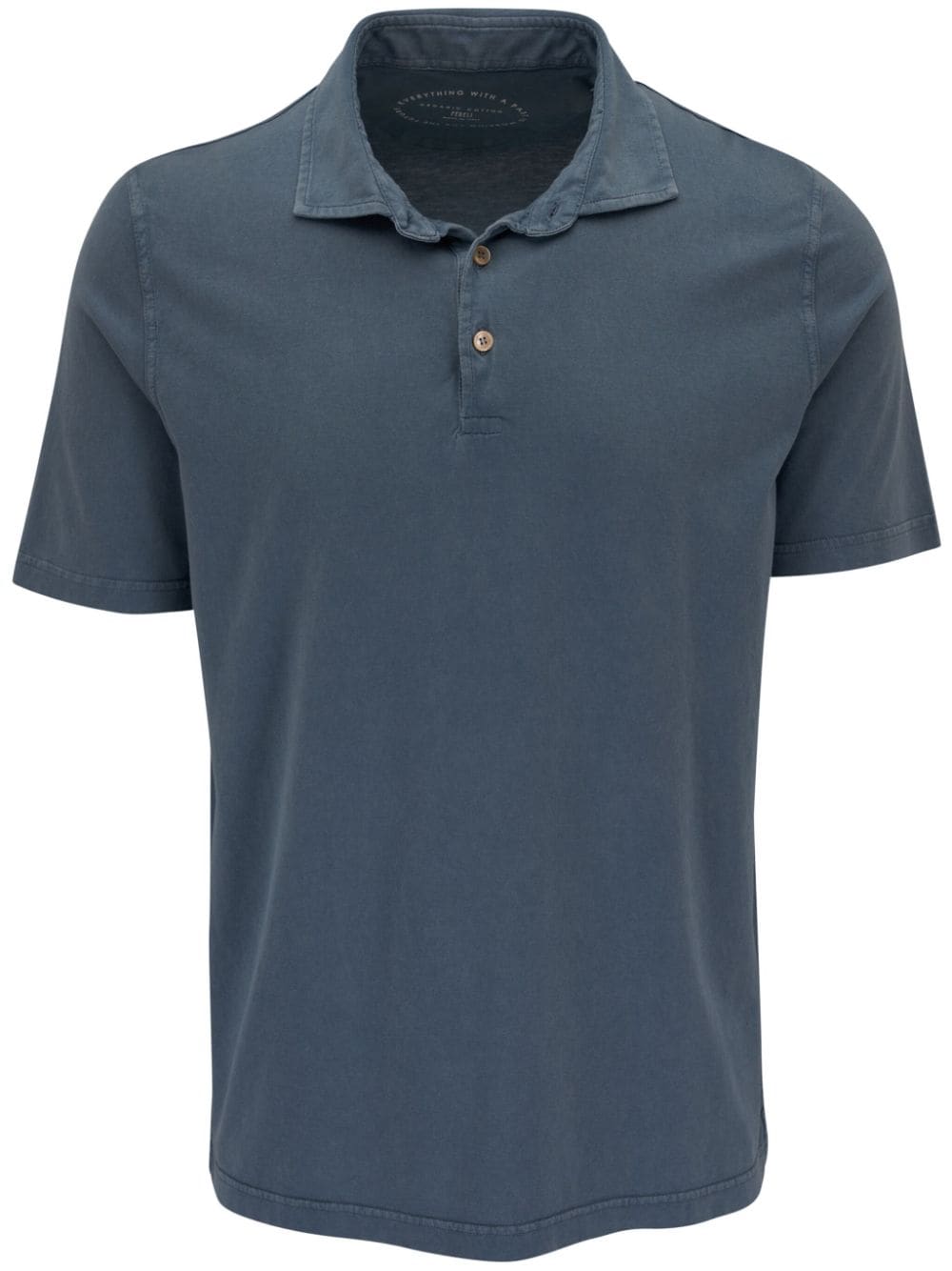 Fedeli cotton polo shirt - Blue von Fedeli