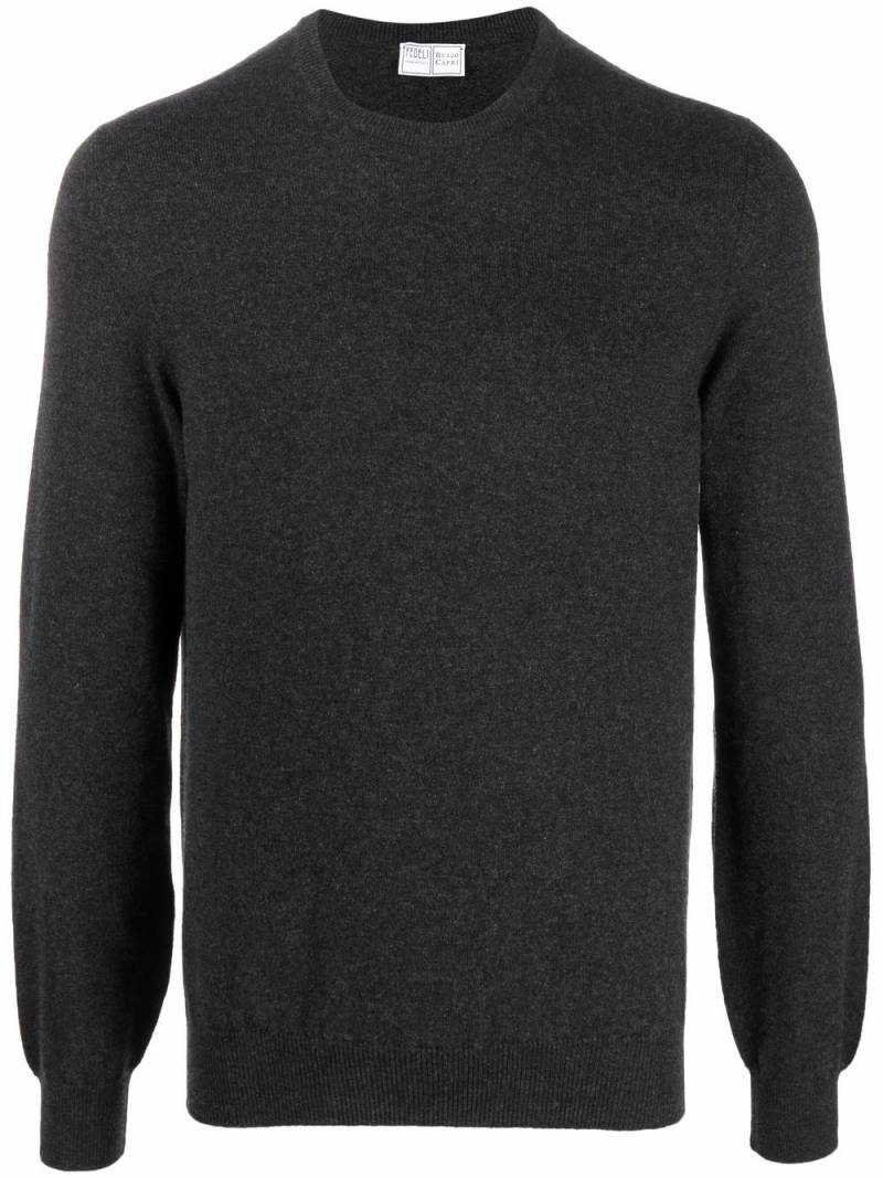 Fedeli crew-neck cashmere jumper - Grey von Fedeli