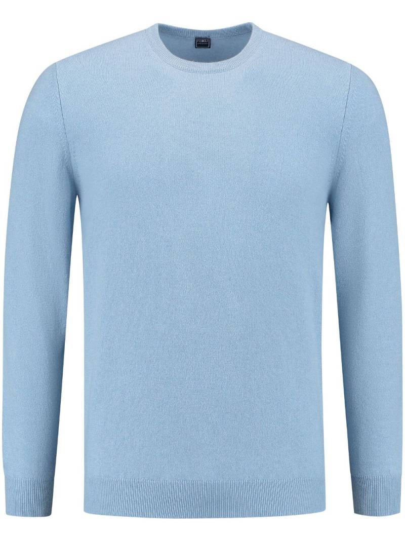 Fedeli crew-neck sweater - Blue von Fedeli