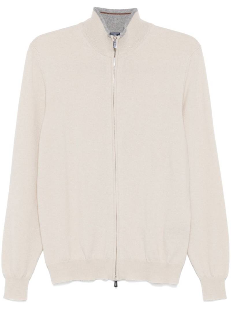 Fedeli fine-knit cardigan - Neutrals von Fedeli