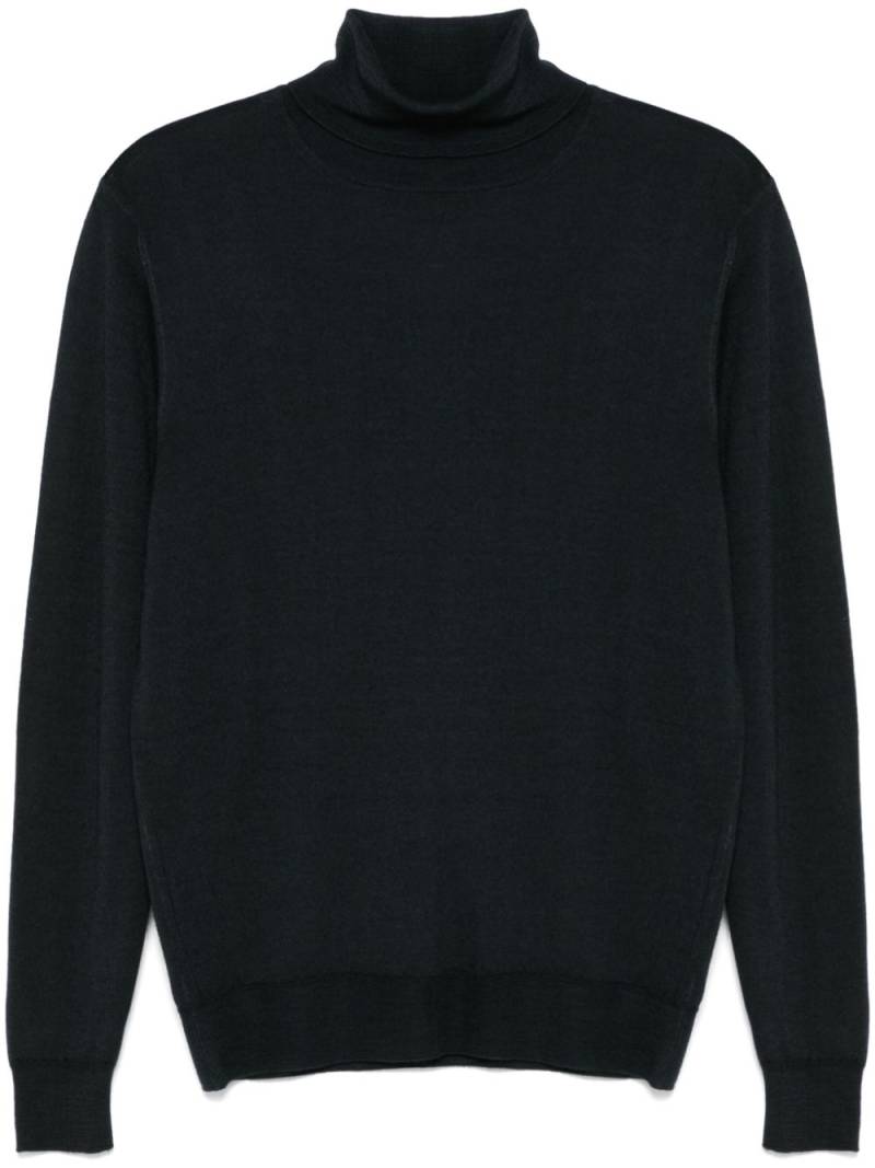 Fedeli fine-knit sweater - Blue von Fedeli