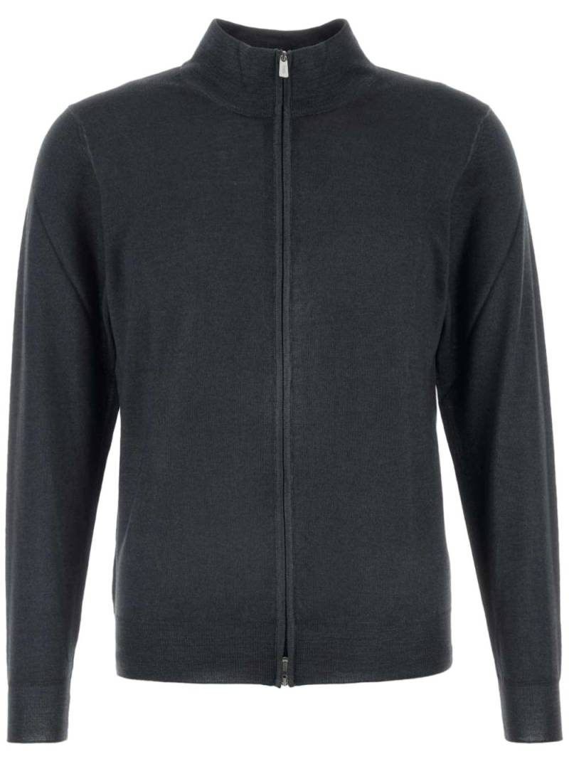 Fedeli half-zip cardigan - Grey von Fedeli