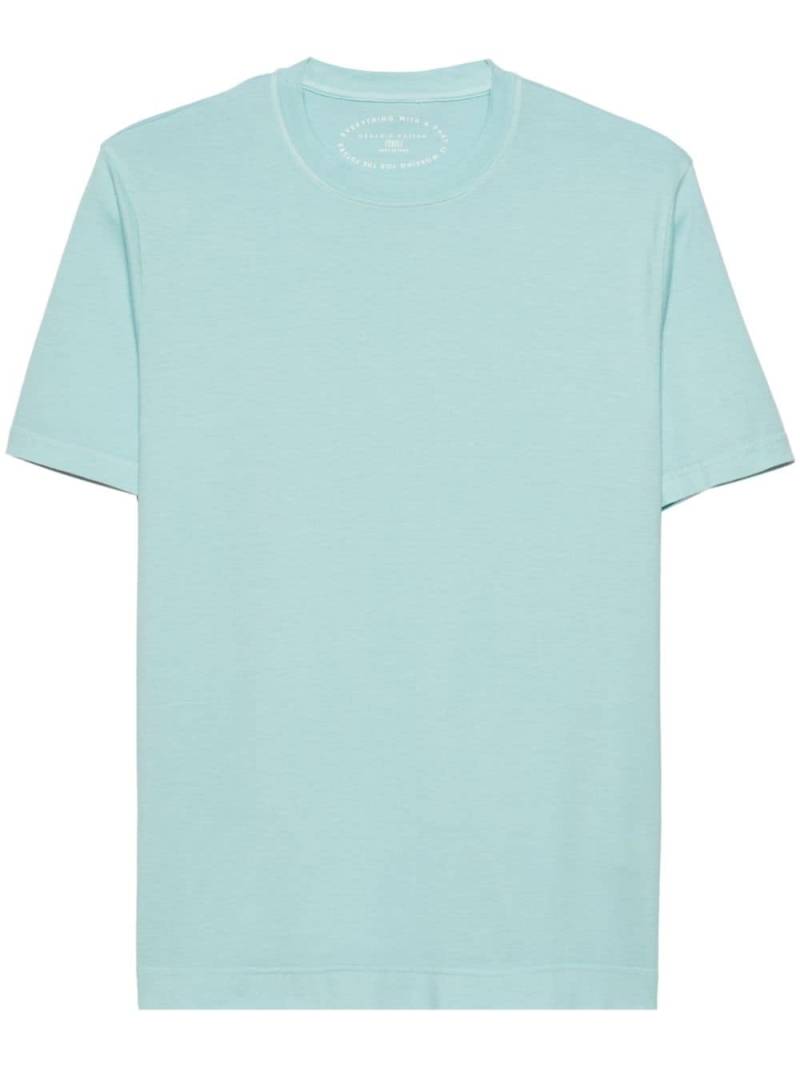 Fedeli short-sleeve cotton T-shirt - Blue von Fedeli