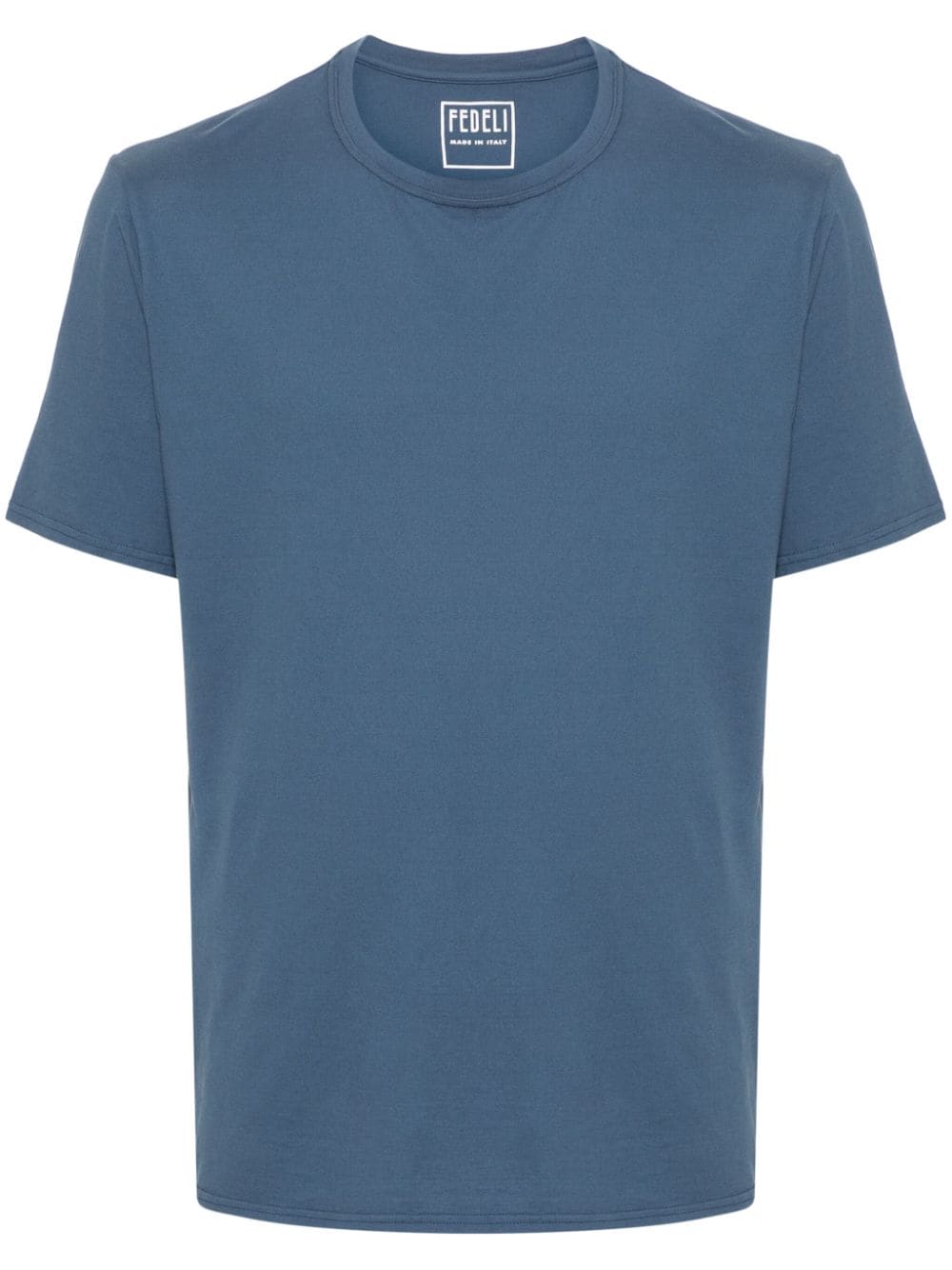 Fedeli short-sleeve cotton T-shirt - Blue von Fedeli