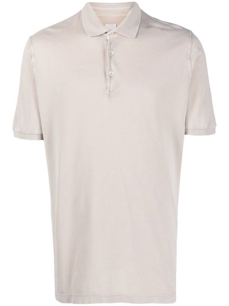 Fedeli short-sleeve polo shirt - Neutrals von Fedeli