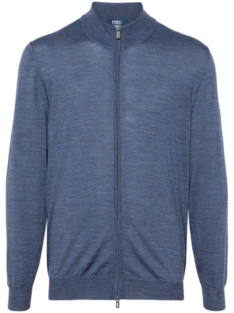 Fedeli virgin-wool cardigan - Blue von Fedeli