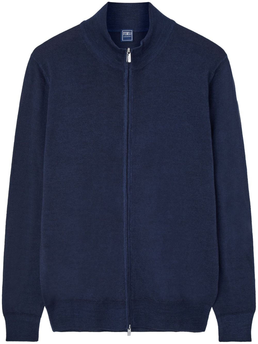 Fedeli zip-up cardigan - Blue von Fedeli