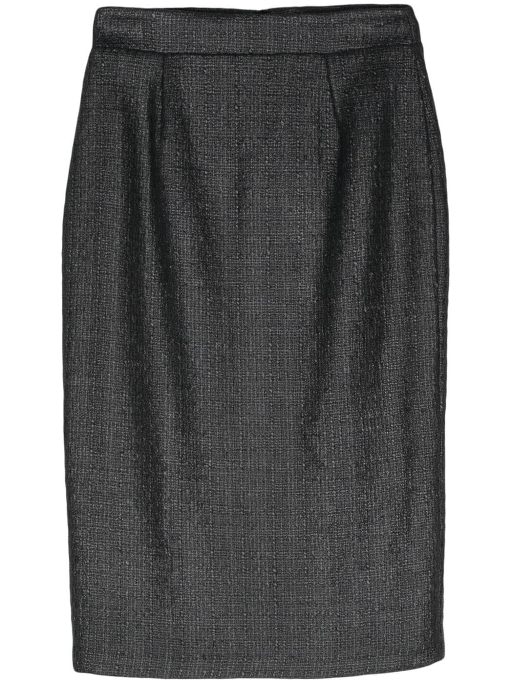 Federica Tosi bouclé pencil skirt - Black von Federica Tosi