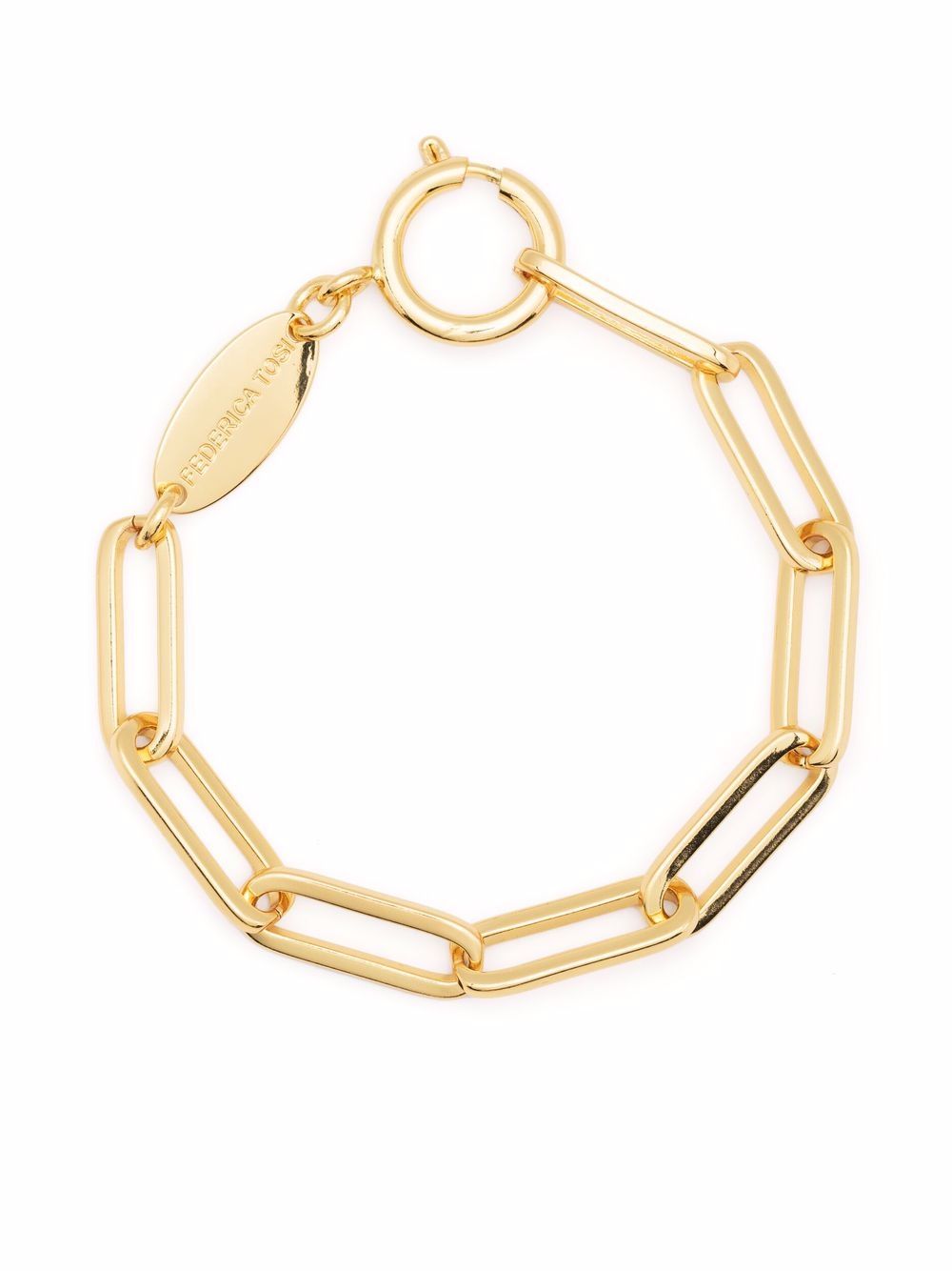 Federica Tosi chain-link bracelet - Gold von Federica Tosi