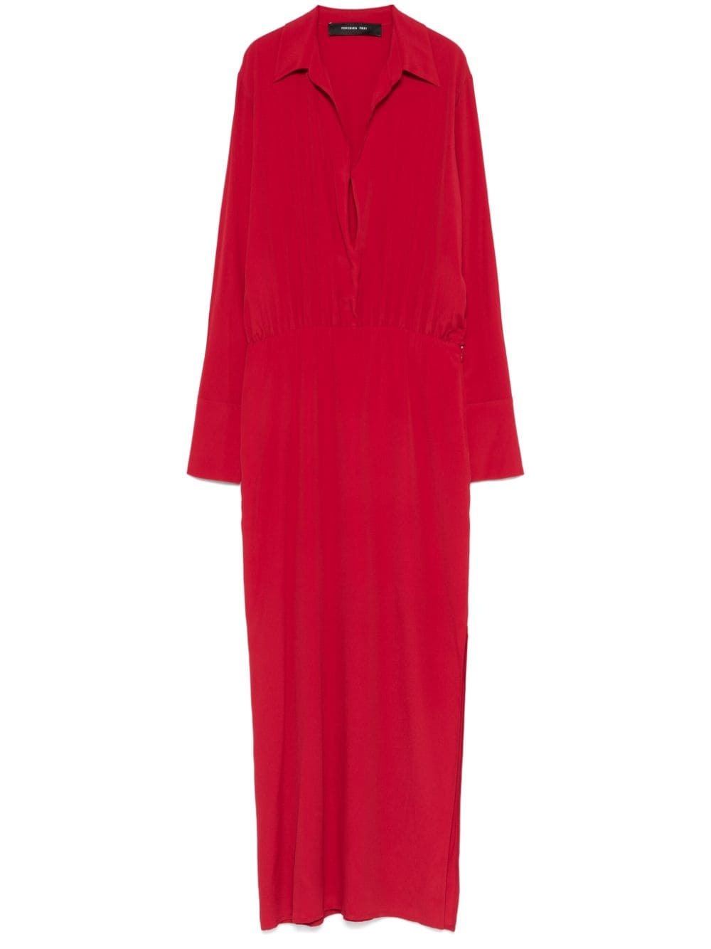 Federica Tosi crepe maxi dress - Red von Federica Tosi