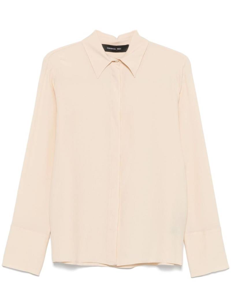 Federica Tosi crepe shirt - Neutrals von Federica Tosi