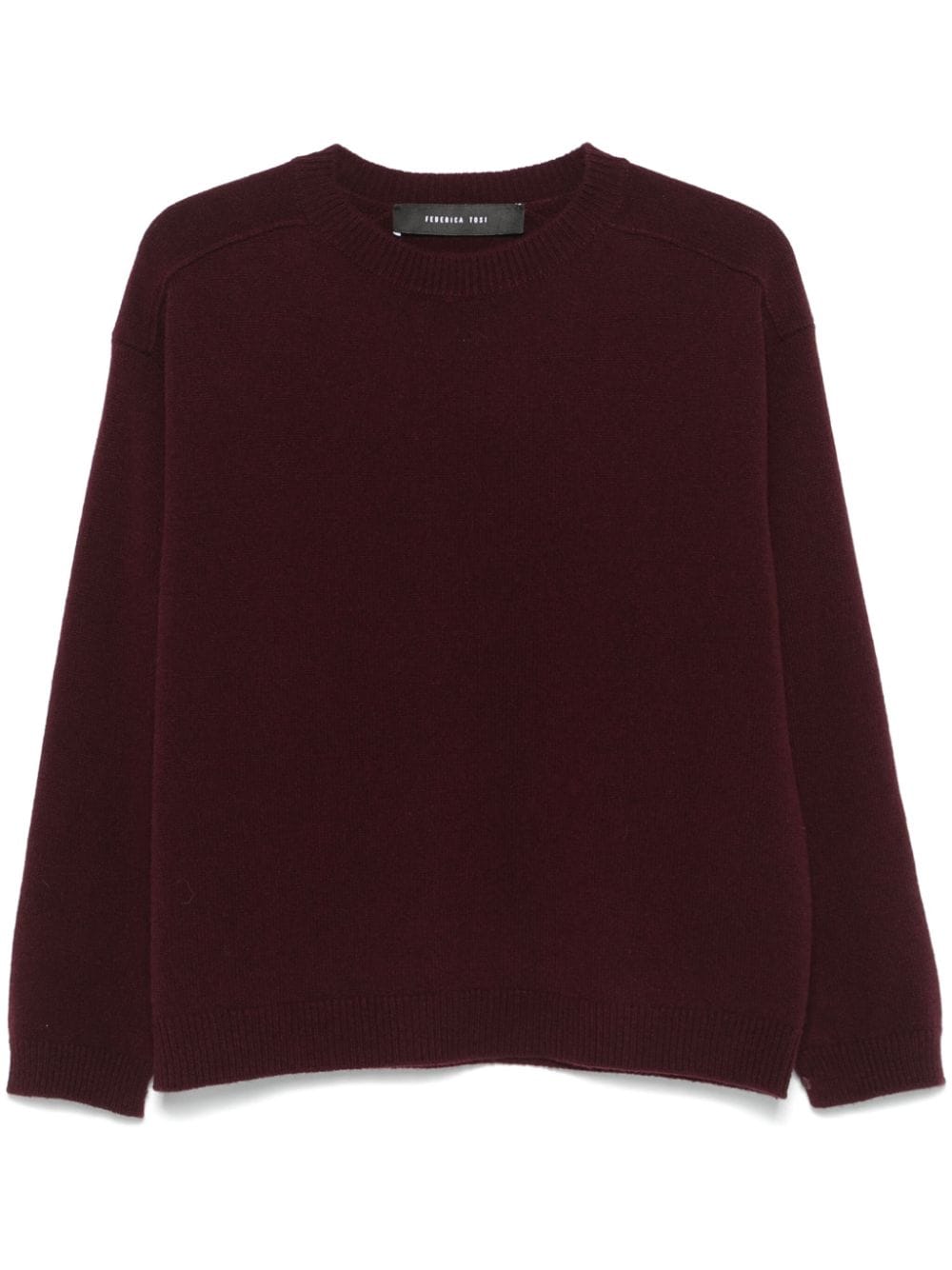 Federica Tosi crew-neck sweater - Red von Federica Tosi