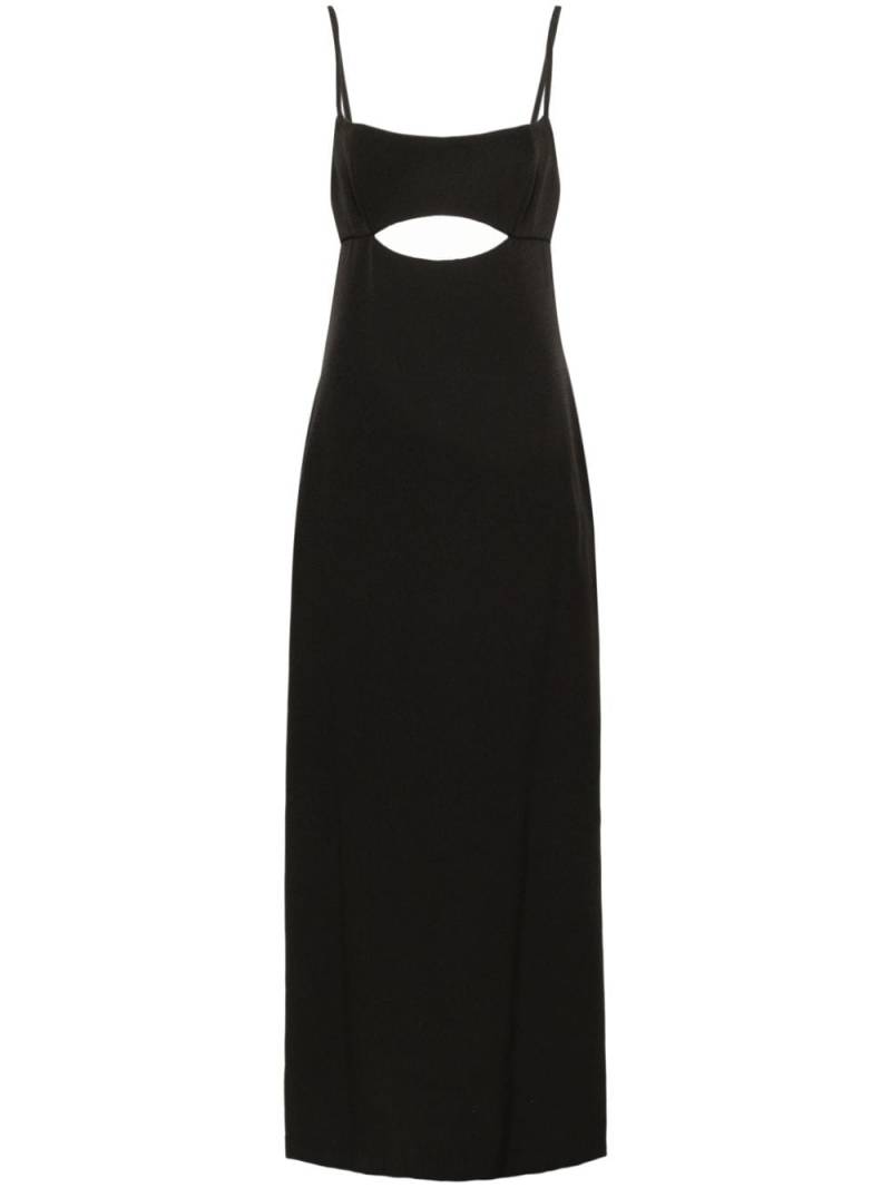 Federica Tosi cut-out maxi dress - Black von Federica Tosi