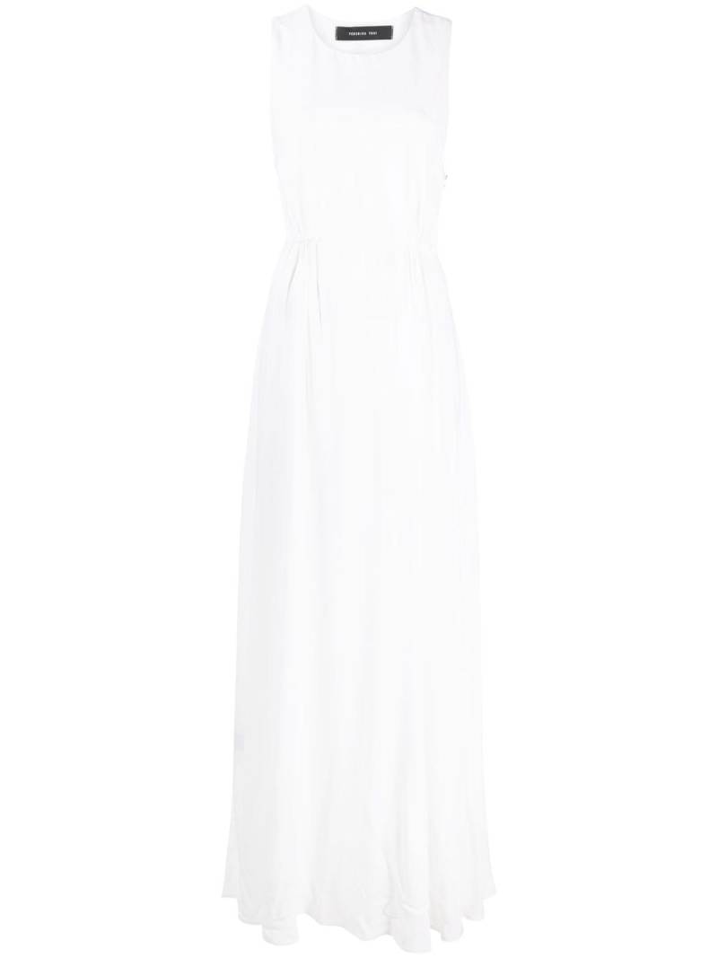 Federica Tosi cut-out open-back dress - White von Federica Tosi