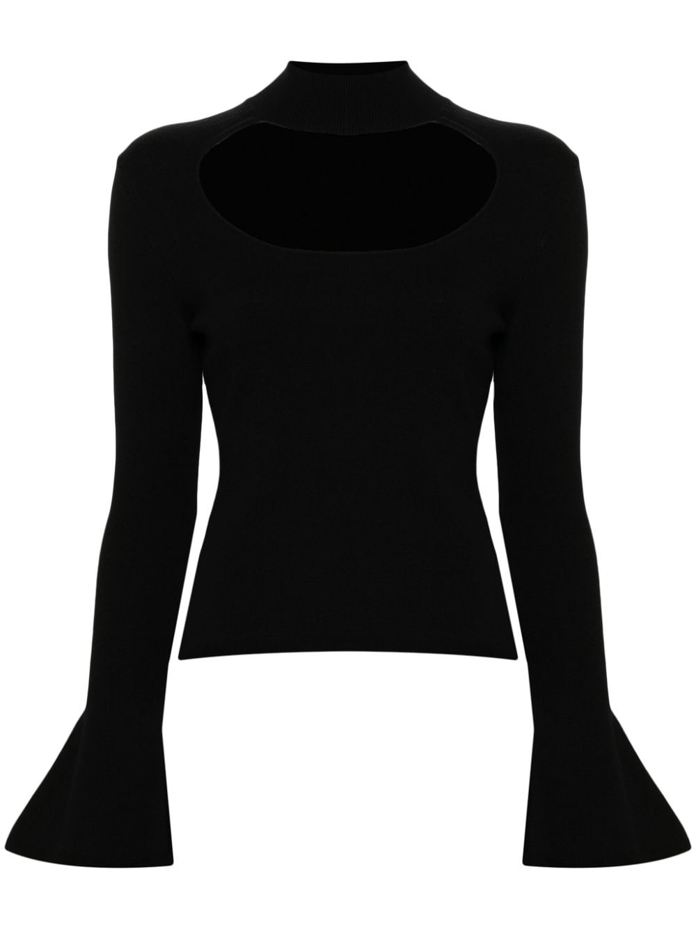 Federica Tosi cut-out sweater - Black von Federica Tosi